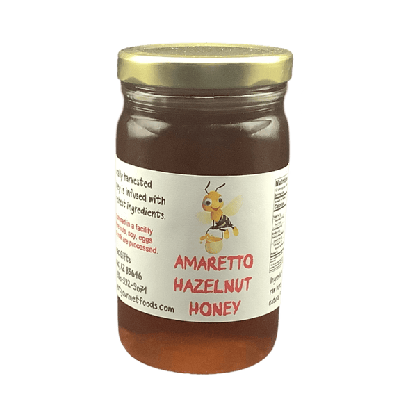 Amaretto Hazelnut – Arizona Desert Honey, 8 oz. - Tubac Gourmet Foods