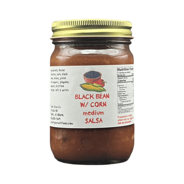 Black Bean & Corn Salsa. (Medium). - Tubac Gourmet Foods