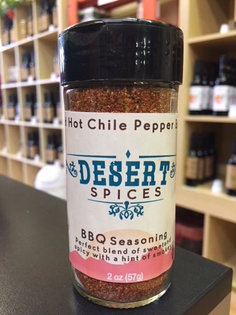 Desert Spices – BBQ Seasoning, 2oz. Red Hot Chile Pepper Brand. - Tubac Gourmet Foods