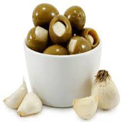 Drunken Garlic Stuffed Olives. 16 oz. - Tubac Gourmet Foods
