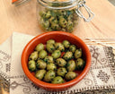 Drunker Herbs Garlic Stuffed Olives. 16 oz. - Tubac Gourmet Foods