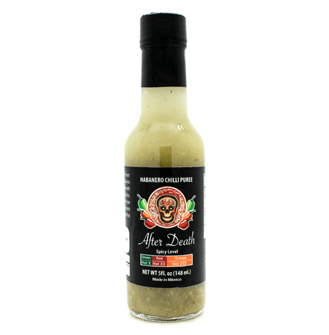 “After Death” Green Habanero Puree. Hot X - Tubac Gourmet Foods