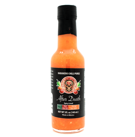 “After Death” Orange Habanero Puree. Hot XXX - Tubac Gourmet Foods