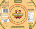 Grilling Olive Oil Chipotle Lemon Pepper, 12 oz. (mild heat). - Tubac Gourmet Foods