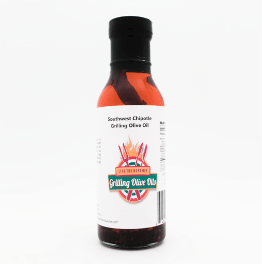 Southwest Chipotle Grilling Olive Oil, 12oz bottle. (Mild Heat). - Tubac Gourmet Foods