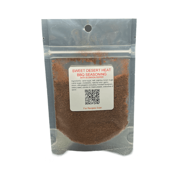 Sweet Desert Heat Bbq Seasoning with Trinidad Scorpion Pepper - Tubac Gourmet Foods