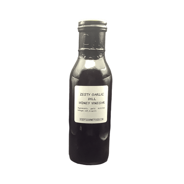 Zesty Garlic Dill Honey Vinegar 12 oz. - Tubac Gourmet Foods